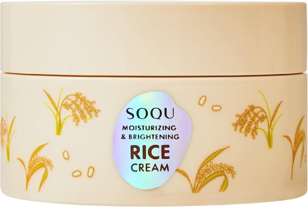 Korean Rice Skincare Cream Hydrating Brightening K-Beauty SOQU